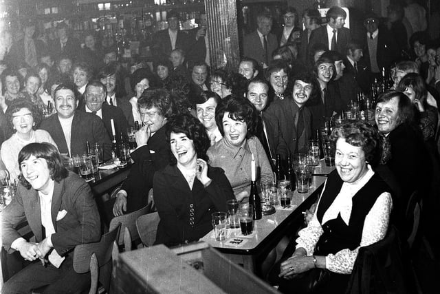 Comedian Ken Goodwin plays to a full house at Worsley Mesnes social club in1972