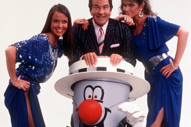 YTV's gloriously-daft Saturday evening show ran on ITV for 10 years until 1988. A madcap mash-up of old-style variety turns and quiz questions, it was best known for its Dusty Bin booby prize and ultra difficult prize clues.