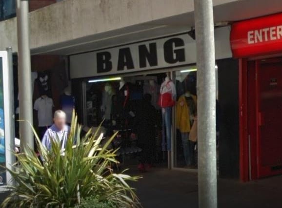 Branded designer-wear and high street fashion store BANG can be found just outside the Adelaide Streetentrance.