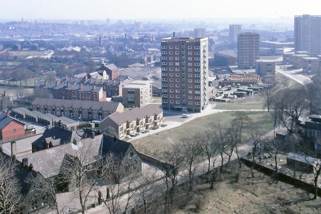 Another view from Armley's Christ Church tower. Upper Armley C of E Primary can be seen on the left.