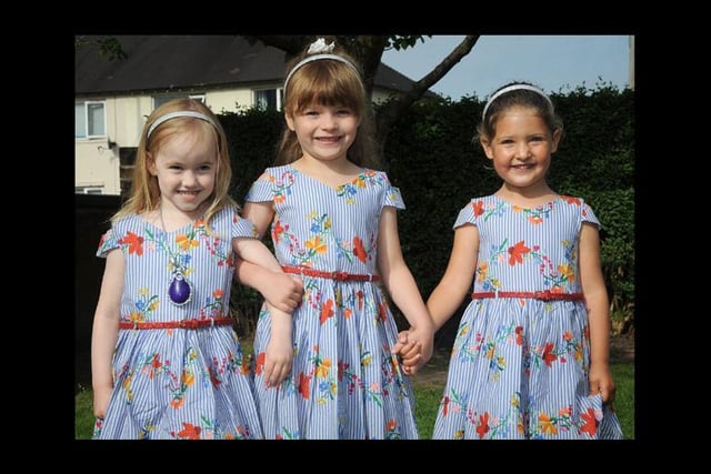 Kirkham and Wesham Club Day 2018.
Summer dresses for Noola, Hollie and Emily.