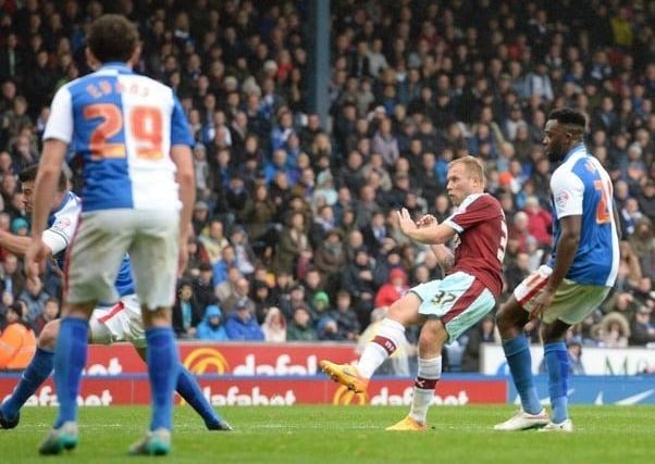 October 24th, 2015: The Clarets extended their unbeaten run against their old enemy with a second successive victory at Ewood Park. This time it was Scott Arfield's turn to hit the headlines after sweeping the ball past Jason Steele.