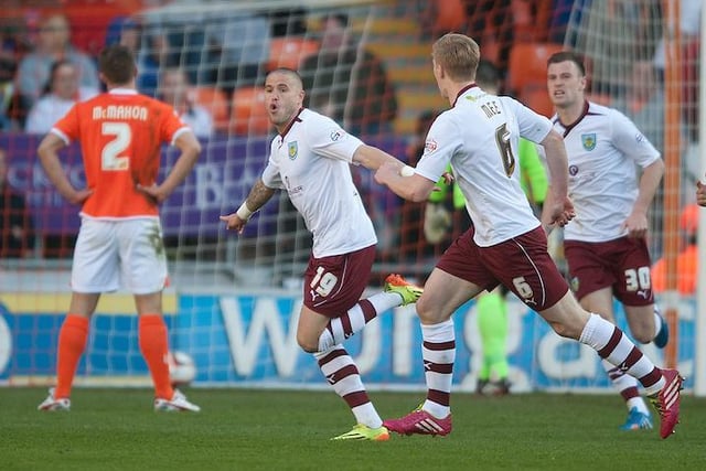 April 18th, 2014: Good Friday turned into a great Friday for Burnley fans as they edged closer to a Premier League return. Michael Kightly scored the only goal of the derby at Bloomfield Road just four minutes into the second half.