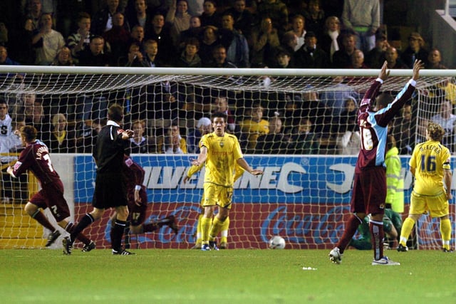 October 27th, 2006: The visitors looked to have snatched the points with two goals in three minutes, to overturn James O'Connor's strike, but a Sean St Ledger own goal (82) levelled things up before Andy Gray struck (89).