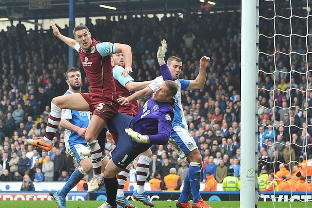 March 9th, 2014: With the race for promotion to the Premier League hotting up, the Clarets secured their first win at Ewood Park in almost 35 years. Jason Shackell and Danny Ings overturned a Jordan Rhodes opener.