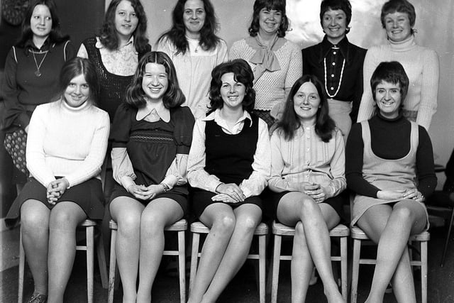 Staff from Barclays Bank, Ashton-in-Makerfield in 1973