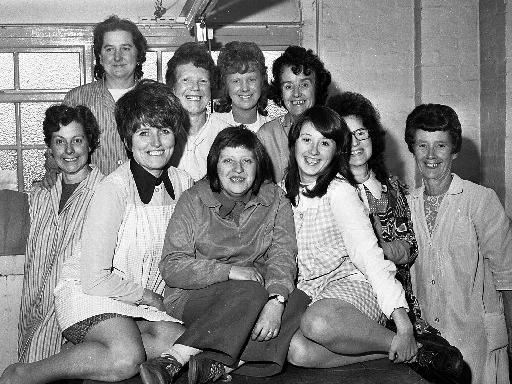 Staff from Holland and Harvey in 1973