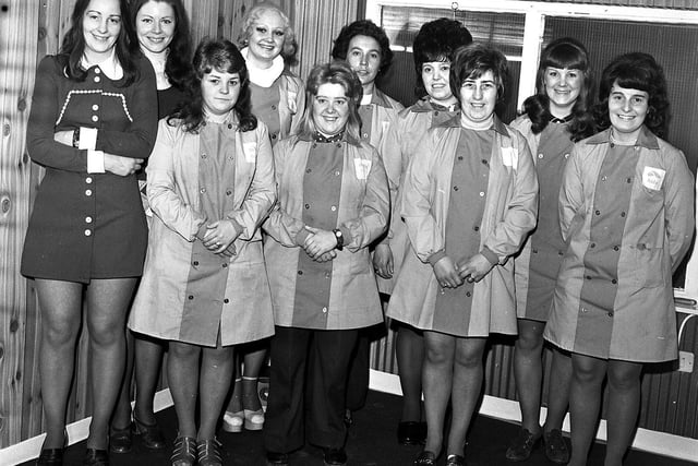 Asda superstore staff, Soho Street Wigan in 1973