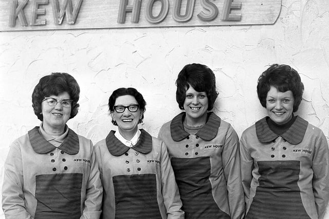 Staff at Kew House, 1973