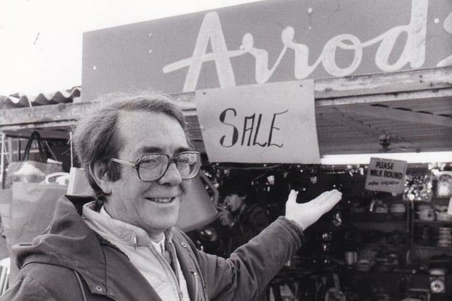 Do you remember Winston Cornell? He narrowly avoided a legal battle with a top London department store over the name of his market stall - 'Arrods'