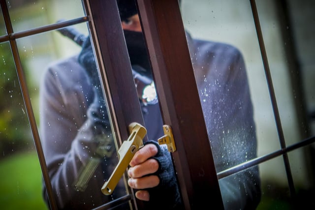 There were 2,188 residential burglaries recorded in north Leeds from April 2019 to March 2020