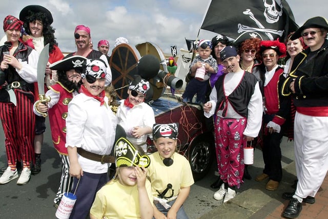 Pirates from the Fleetwood Arms at the carnival in 2002