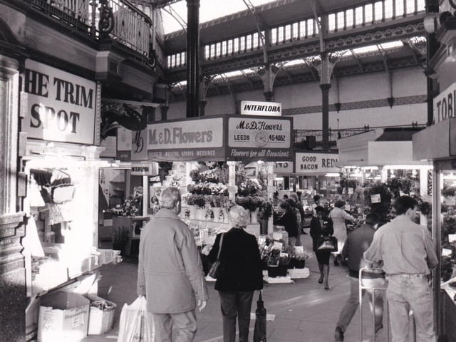 Do you remember traders The Trim Spot and M. D. Flowers? This photo is from October 1988.