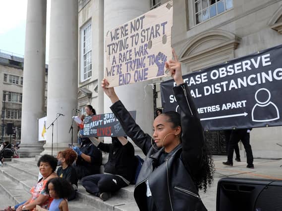 Powerful pictures from the Black Lives Matter protest at Millennium Square (Photos: Simon Hulme)