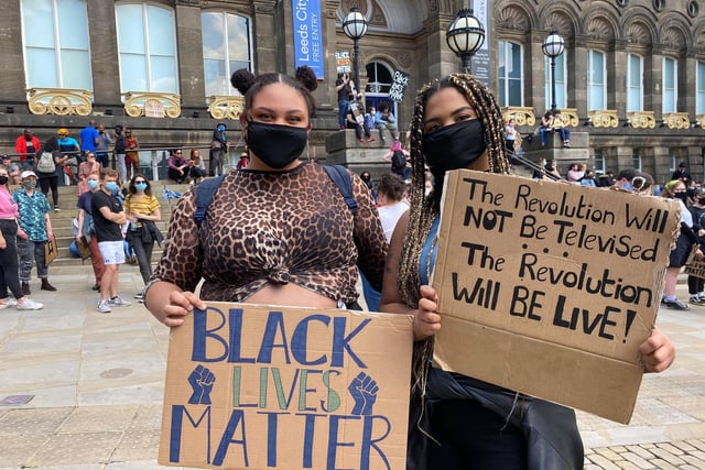 Jai Jallow and Hannah Tandoh, both 21, said the support and atmosphere had been 'amazing'