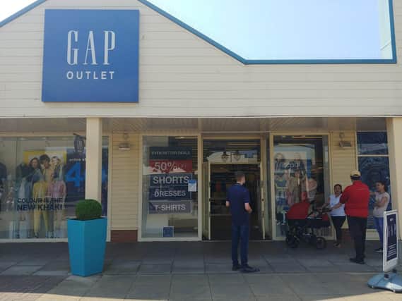 The GAP Outlet opened its doors today.