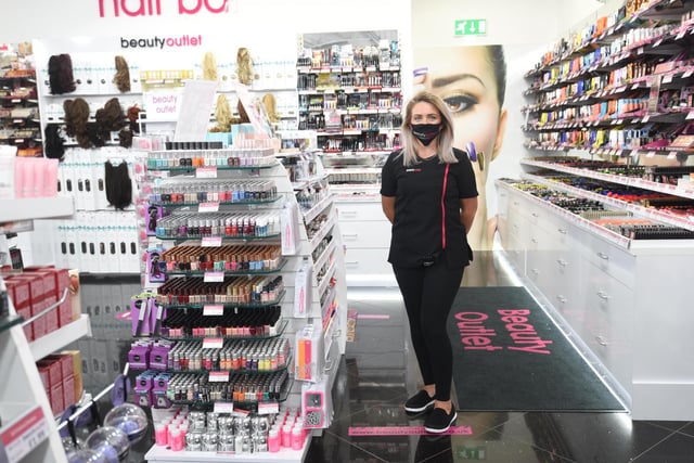 Bex McLellan manager at the Beauty Outlet