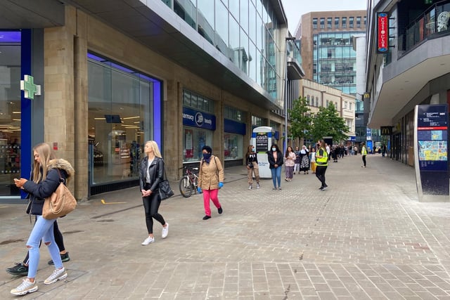 Stores which reopened on Monday include H&M, Zara, Sports Direct and Primark