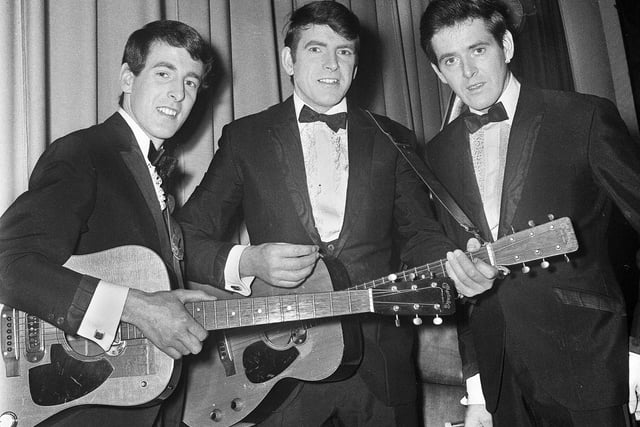 Irish group The Bachelors song their hits "Charmaine" and "I Believe" pictured at Wigan Casino in November 1967