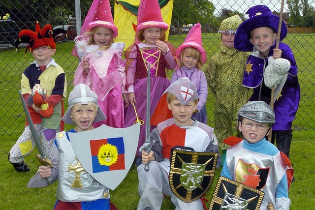 A medieval theme in the fancy dress 2005