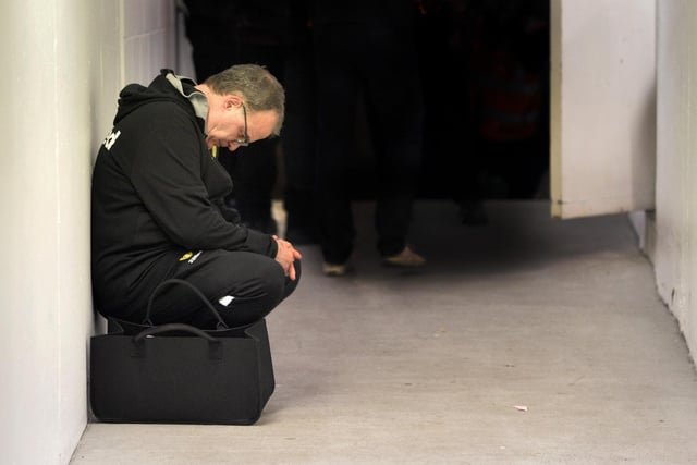 Feb, 19 - Following a defeat at Loftus Road which hit United's promotion hopes hard, Bielsa was snapped by our photographer in the tunnel.