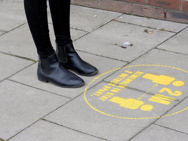 The two-metre rule is in force