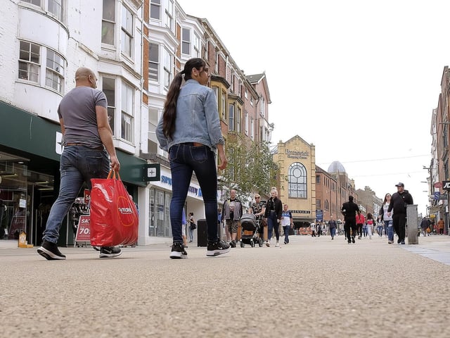 Shoppers in Westborough