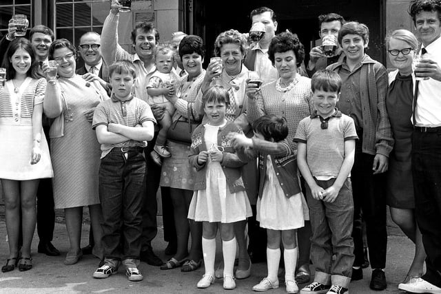 Wigan folk enjoy Blackpool during their wakes weeks holiday in 1969
