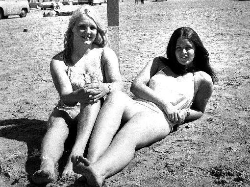 Wiganers enjoy a holiday at the seaside in 1969