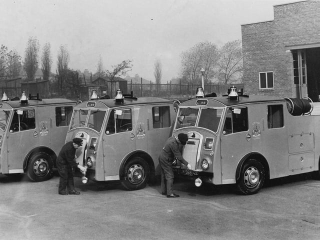 October 1952 and Leeds Fire Brigade had taken delivery of three new Rolls-Dennis fire engines, the first peacetime additions since before the war. They were the latest design and could pump 625 gallons a minute at 100lb pressure.