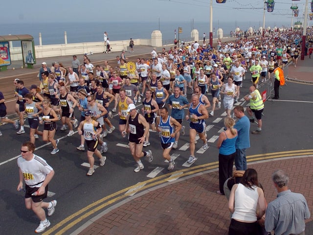 Blackpool marathon and half marathon