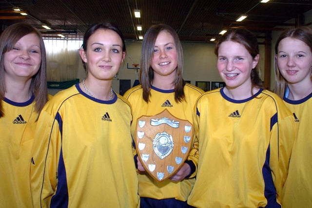 Pupils from Archbishop Temple School, Fulwood, who have won the Preston Schools Girls 5-A-Side competition