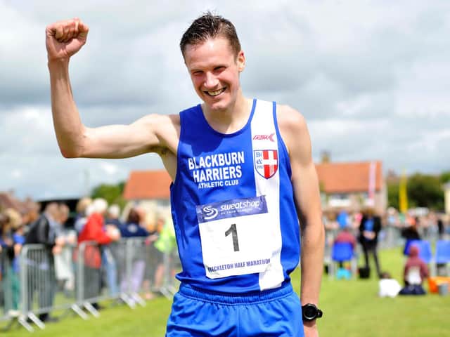 Ben Fish wins the Freckleton Half Marathon for the ninth consecutive year in 2015