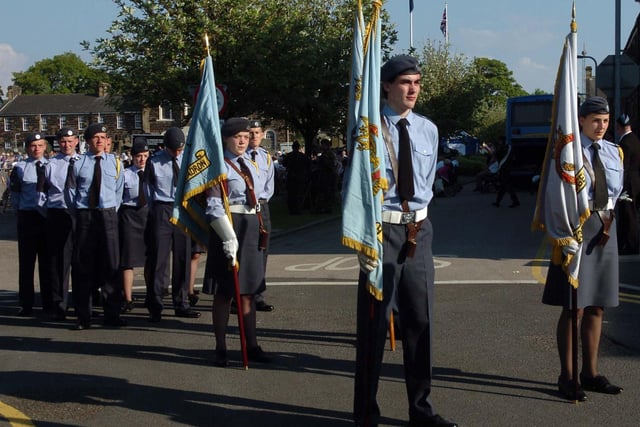 The Combined Army Cadet Force march past in the Grand Finale in 2010