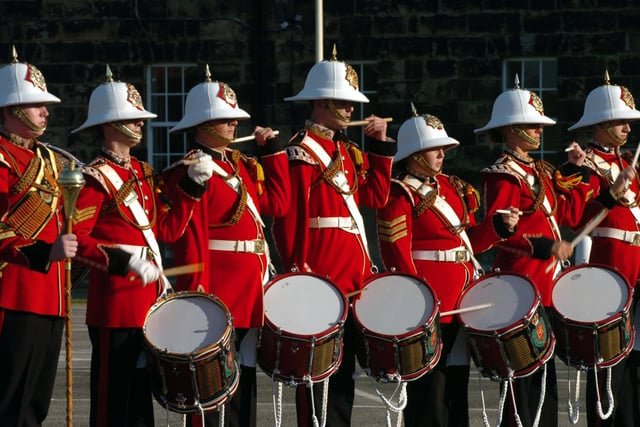 Walney Island ACF Corps of Drums in action in 2008