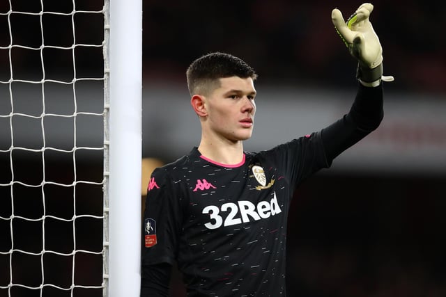With Kiko Casilla banned until United's penultimate game, Illan Meslier could do with being wrapped up in cotton wool and can ill afford a suspension. Eighteen-year-old Italian Elia Caprile is the alternative. Picture by Julian Finney/Getty Images.