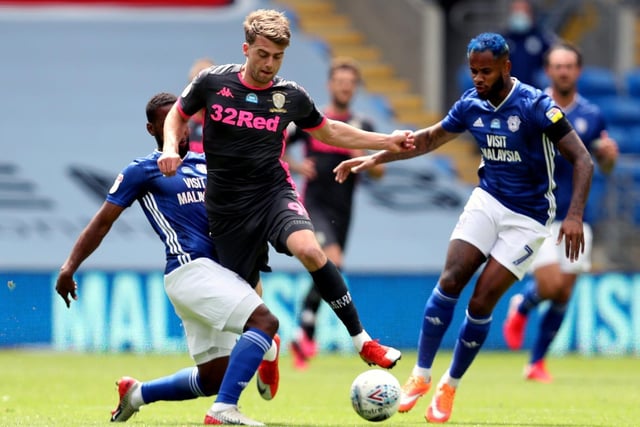 Patrick Bamford takes on the Bluebirds defence early on looking to break the deadlock.