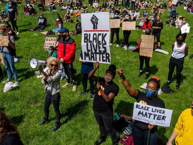 Protests began in the US after a video emerged of a black man, George Floyd, being arrested on May 25 in Minneapolis, USA