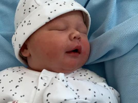 Tracy and Adam Connor, from Blackpool, welcomed William into the world on April 15, weighing 9lb 2oz.