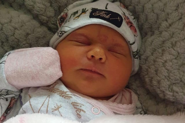 Gemma Dean, from Mereside, welcomed Remi-Rose on April 24 weighing 8lb 0.5oz.