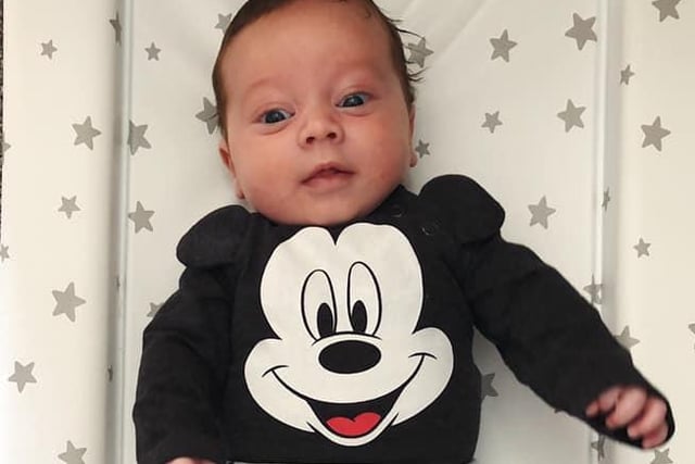 Born April 16 to parents Danielle and Adam Richardson, from Thornton-Cleveleys. George weighed 6lbs 13oz.