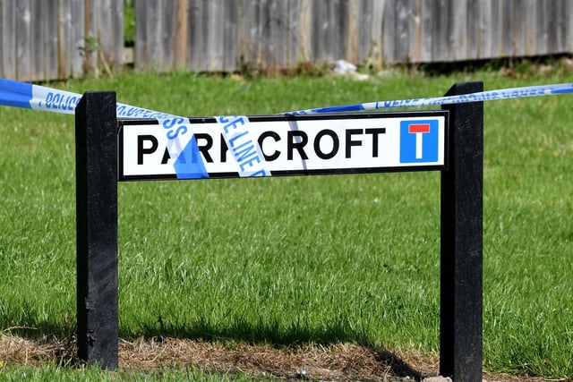 Officers were called to reports of an altercation on Park Croft at 10.28pm.