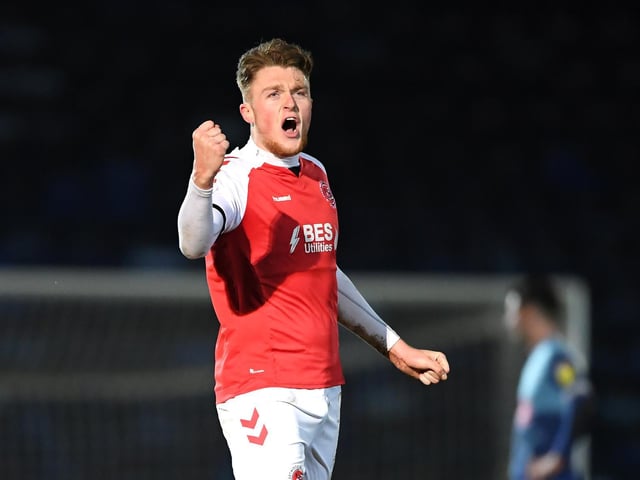 The 21-year-old, on loan from Stoke City, has had a crackings season for Joey Barton and is among the Fleetwood loanees permitted to remain with the club for the play-offs.