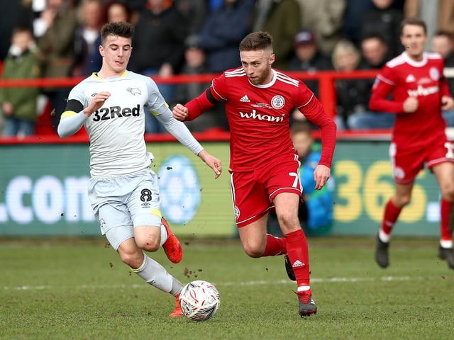 The ex-Barnsley man has enjoyed a superb campaign for Stanley, recording eight goals and five assists and has been linked with a move to Jack Ross' Hibernian, Peterborough United and Portsmouth.