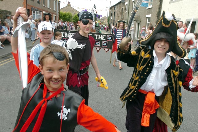The Pirates of the Ribble marauding at Ribchester Field Day