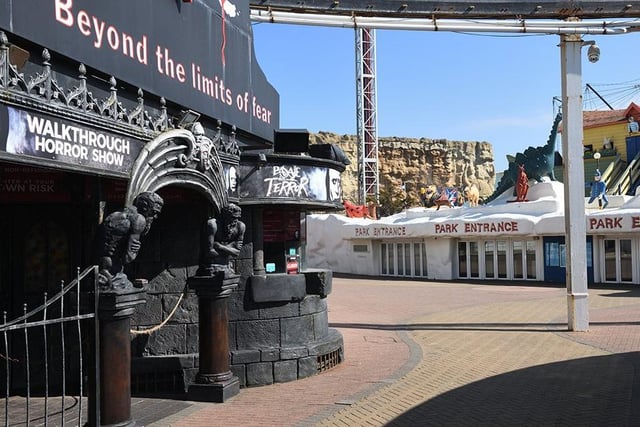 The Pleasure Beach and Pasaje del Terror devoid of thrill-seekers on Easter Saturday (Picture: Henry Iddon)