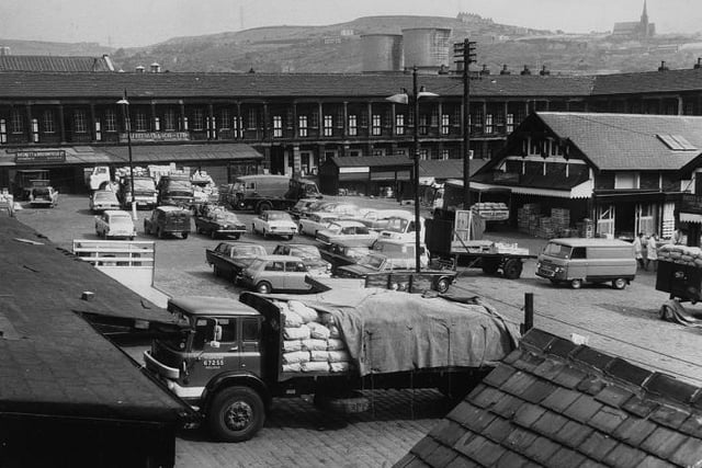 A view from the Piece Hall, Halifax back in 1971.