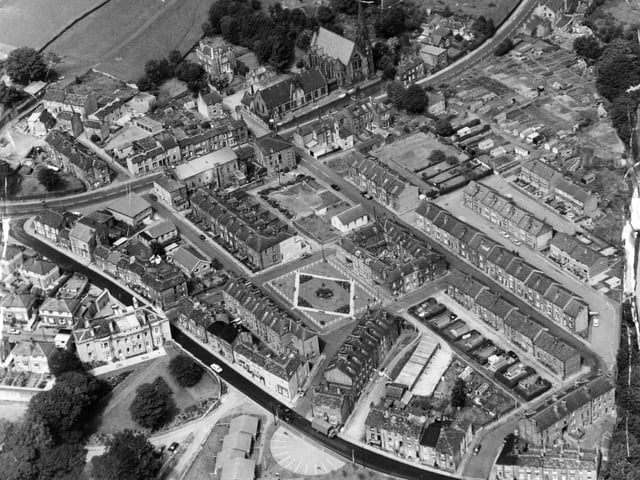A view over Holywell Green taken back in 1970.