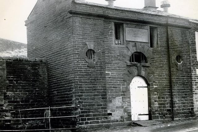 Illingworth jail and stocks taken back in 1974.