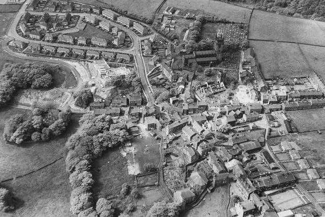 A view over Heptonstall back in 1972.